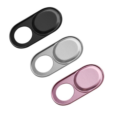 Set 3 Protectii pentru camera web de la laptop, Kwmobile, Multicolor, Aluminiu, 58115.01 foto