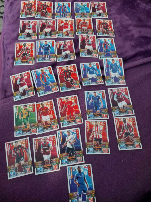 Lot Fotbal/fotbalisti-FC.CRYSTAL PALACE-MIDFIELDER-top Match ATTAX-PREMIER LEAGU