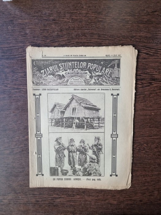 Ziarul Științelor Populare și al Călătoriilor - nr 28/1915 -