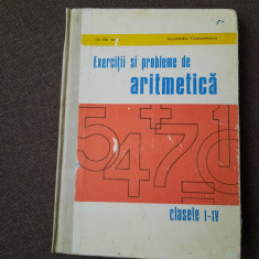 EXERCITII SI PROBLEME DE ARITMETICA, CLASELE I-IV - ION GH. ARTIN , 1971