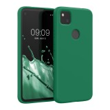 Husa pentru Google Pixel 4a, Silicon, Verde, 52622.227, kwmobile, Carcasa