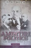 AMINTIRI POLITICE VOL.3 A MURIT BRATIANU OTRAVIT DE RUSI? DEZNODAMANTUL-I.G. DUCA