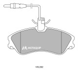 MOTAQUIP LVXL352 set placute frana,frana disc