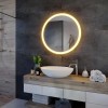Oglinda LED Rotunda, 50cm, Noxia Touch, Sistem Dezaburire, Dimabila ModernLight Concept