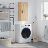 vidaXL Dulap de perete, stejar sonoma, 34,5x34x90 cm, lemn prelucrat