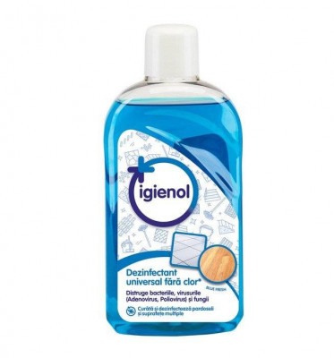 Dezinfectant universal fara clor Igienol Blue Fresh, 1 l foto