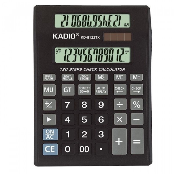 Calculator de Birou 12 Caractere LCD Dublu Display KD8122TX CGS KLX