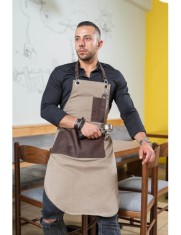 Sort Bartender Ospatar Barber foto