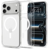 Husa MagSafe pentru Apple iPhone 18 Pro Max / 17 Pro Max, Spigen, Ultra Hybrid, Alba Satinata ACS12124
