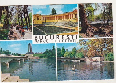 bnk cp Bucuresti - Parcul Libertatii - circulata foto