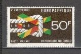 Congo (Brazzaville).1968 Posta aeriana-Colaborarea EUROPAFRICA SC.602, Nestampilat