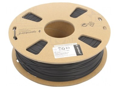 Filament PLA Negru 1,75mm 1kg Elastic foto