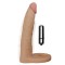 Strap On Inel cu Vibratii The Ultra Soft Double Natural 18 cm