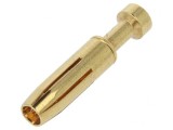 Pin Mamă Aurit Crimpat 16A 1mm2 18AWG