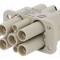 Conector HARTING HDC inserturi contact mamă 10A 40A 250V 400V Han Q