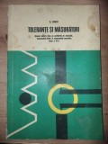 Tolerante si masuratori. Manual pentru clasa a 11-a- D. Dragu