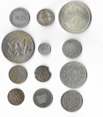 Lot monede argint, perioada 1662-1983 foto