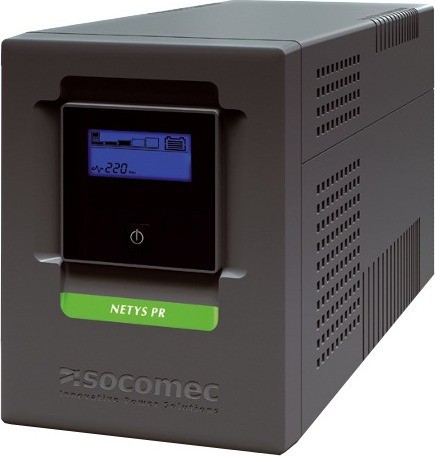 UPS SOCOMEC Line Int. cu Sinusoida Pura, tower, 1500VA/ 1050W,AVR,6xIEC,LCD,2x 24V/9Ah,Backup 55 min,incarcare 8h,conector USB,combo RJ45,&quot;Netys PR MT