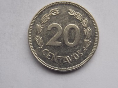 20 CENTAVOS 1980 ECUADOR foto