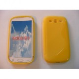 HUSA SILICON S-LINE SAM GALAXY S3 I9300 GALBEN