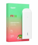 Cumpara ieftin Tigara electronica, Ripple+, FREE, Pepene verde, fara nicotina, 1000 pufuri