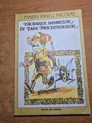 carte pentru copii - fauritorul basmelor in tara prichindelului - din anul 1989 foto