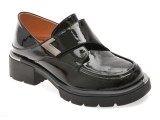 Mocasini GRYXX negri, M304, din piele naturala lacuita