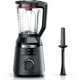 Blender Bosch MMB6652B, 1800 W, lame ProSpeed, Smart Detect, 45000 rpm, 2 L, cana Tritan, 6 programe, Negru