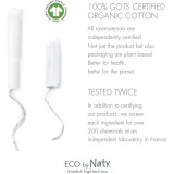 Tampoane SUPER PLUS,15 buc/cutie, ECO BY NATY