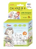 Cutie creativa cu role pentru colorat, 3 buc/set, Stick&quot;n Little Designer -