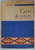 CARTE DE CITIRE , MANUAL EXPERIMENTAL PENTRU CLASA A - V-A de GRAZIELLA STEFAN si VLADIMIR GHEORGHIU , ANII &#039; 80 , PREZINTA URME DE UZURA
