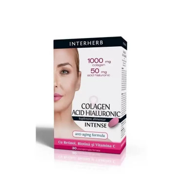 Colagen &amp;amp; Acid Hialuronic Intense 30CPR foto