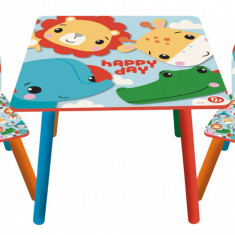 Set masuta si 2 scaunele Fisher Price Happy Day