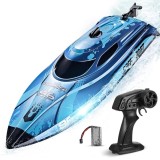 Cumpara ieftin Barca cu telecomanda iUni HJ820, RC High-Speed Boat, Viteza 25 km/h, 2.4GHz, Blue