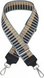 Curea pentru geanta Tan.Tomi, poliester/metal, multicolor, 75-120 cm