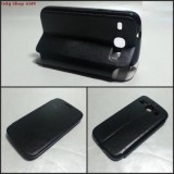 Husa Flip Stand HTC Desire 310 Negru Blister