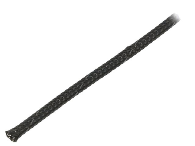 Tresă &Oslash;tresă: 5&divide;11nom.16mm poliester neagră -50&divide;150&deg;C L: 100m