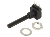 Potentiometru axial 2,5k&Omega; 200mW THT 6mm plastic