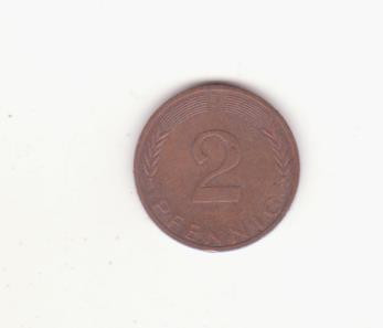 Gemania (R.F.G.) 2 pfennig 1976 litera J