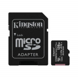 Card MicroSD 128GB + Adaptor Clasa 10 Kingston, 128 GB