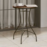 Cumpara ieftin Masă de bistro, cărămiziu, &Oslash;50x70 cm, ceramică, model mozaic