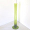 Vaza semicristal colorat, verde lime, suflata si modelata manual - Bamboo - IKEA