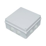 Doza de derivatie patrata aparenta cu 8 intrari, 150x150x70 mm, IP65