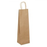 Sacoșă Cadou Vin, Kraft, Maro, Dimensiuni 12x9x39cm, M&acirc;nere Scurte, Oem