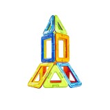 Joc de constructie magnetic MAGPLAYER, 20 piese, forme 2D si 3D