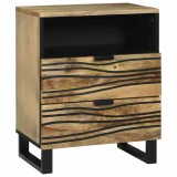 VidaXL Dulap de noapte Maro 50 x 33 x 60 cm Lemn masiv de mango