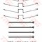 Set accesorii, placute frana RENAULT MASTER I platou / sasiu (P) (1980 - 1998) TRW PFK358