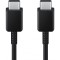 Cablu Date si Incarcare USB-C - USB-C Samsung EP-DA705BBE, 25W, 1m, Negru GP-TOU021RFBBW