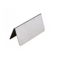 Placuta inox inscriptionabila pentru masa 10x6 cm