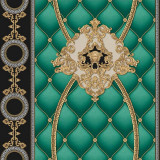 Tapet Versace K, verde, auriu, dormitor, living, 1552